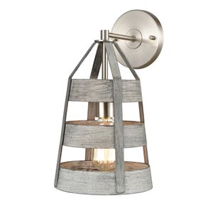 Brigantine 14'' High 1-Light Sconce - Weathered Driftwood 1