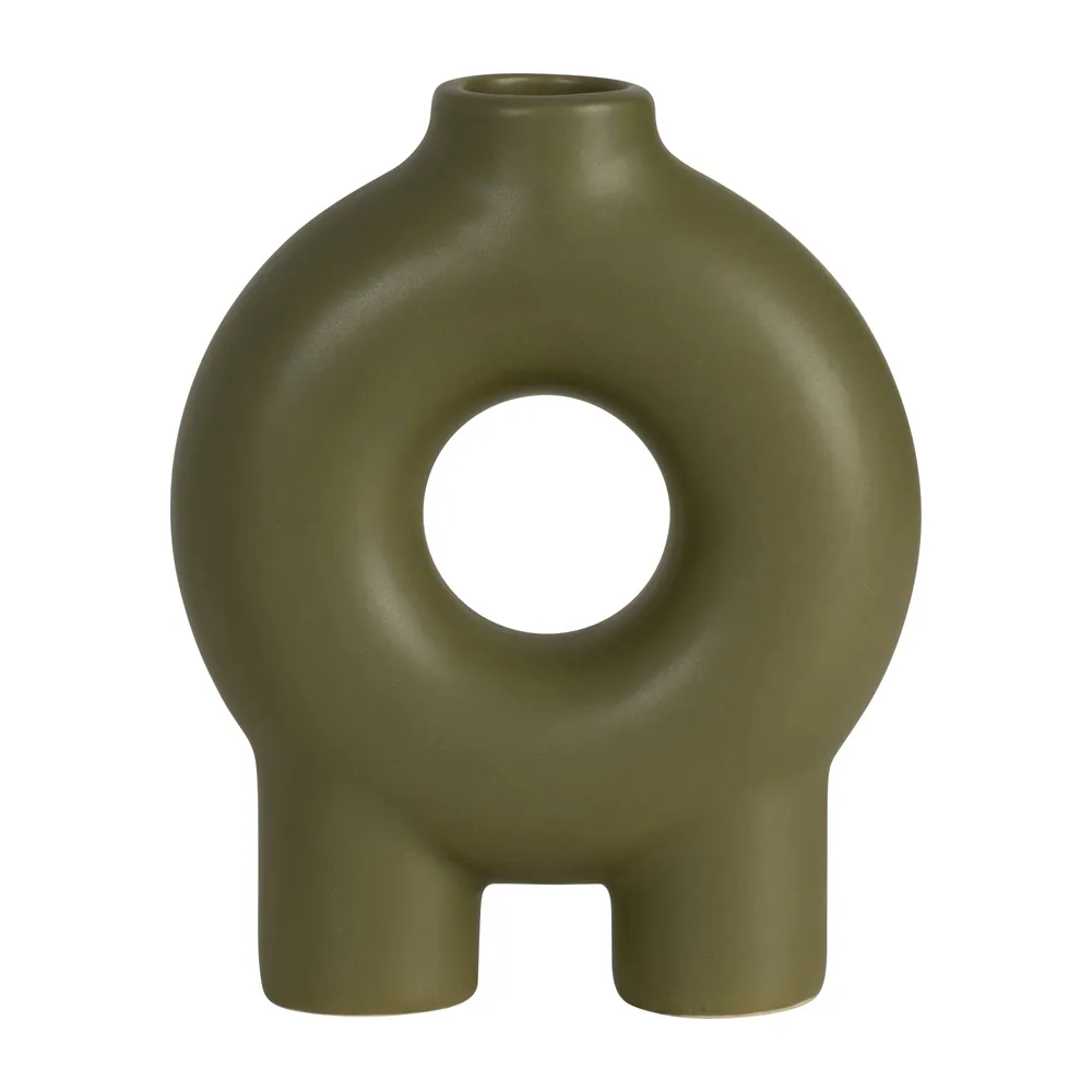 DOYLEBURN GREEN VASE 7 (IN)