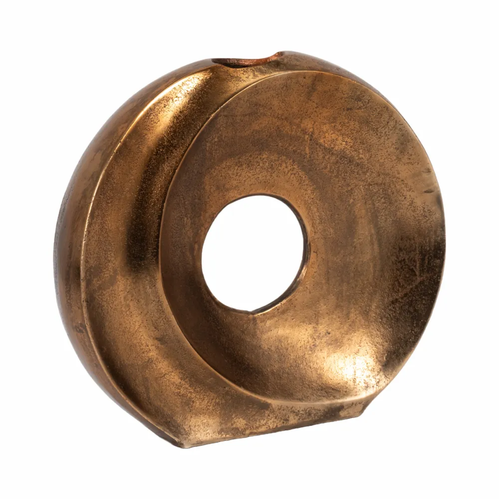 ELMONTSTONE BRONZE VASE 11 (IN)