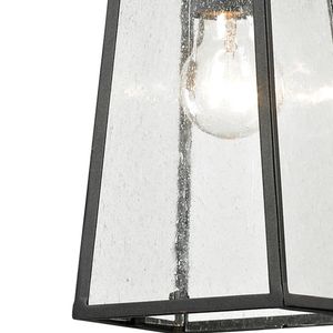 Meditterano 5'' Wide 1-Light Outdoor Pendant - Matte Black 2