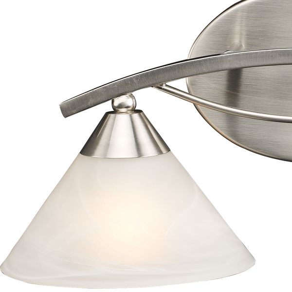 Elysburg 18'' Wide 2-Light Vanity Light - Satin Nickel