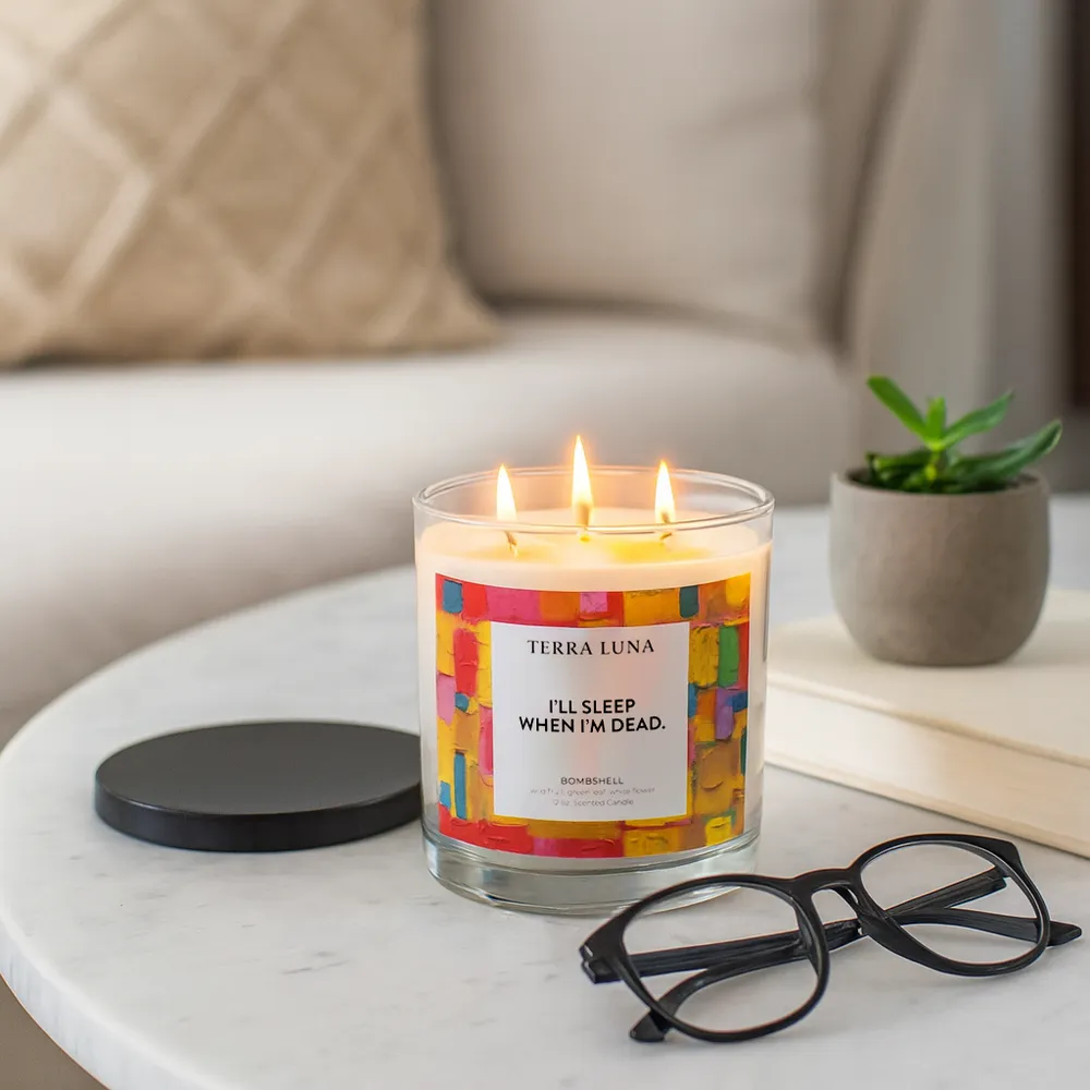 NELSONCROSS SLEEP WHEN I'M DEAD CANDLE 4 (IN)