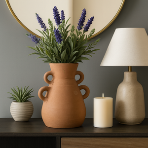 ARLOBEACH BROWN VASE 12 (IN) 12