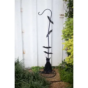 Painted Metal Halloween Witch Hat Candy Holder 3