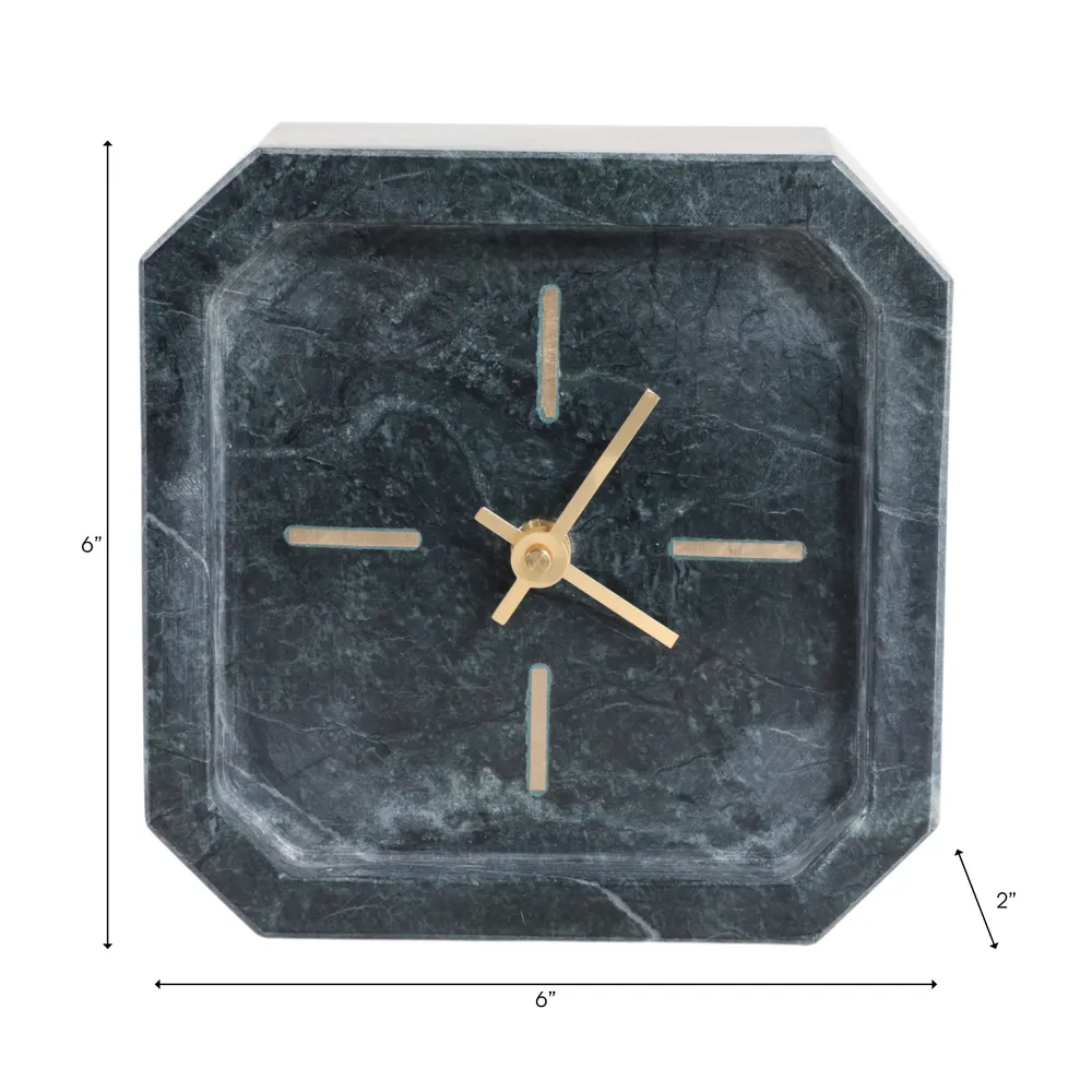 VALESTONE GREEN CLOCK 6 (IN)