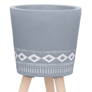 GLASTONCREST SET OF 2 GRAY PLANTER 21 (IN) 7