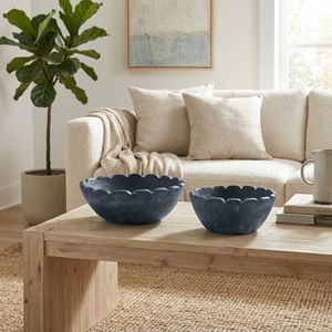 BAKERMORE SET OF 2 BLUE BOWLS 5 (IN) 2