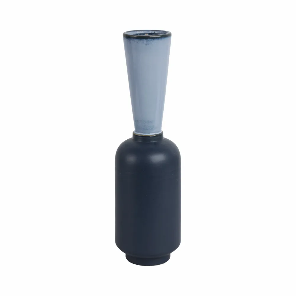 BRAXTONCLIFF BLUE VASE 17 (IN)