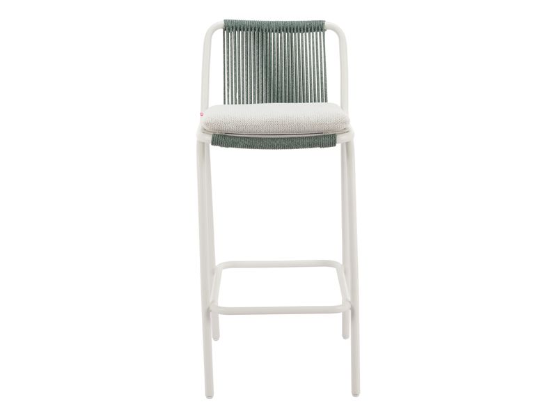 Luft Barstool White & Green 4
