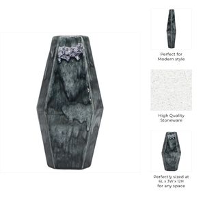 EASTONBURN GREEN VASE 12 (IN) 8