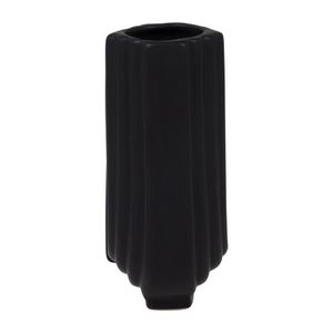 CER, 6" LOOPY VASE, BLACK 4