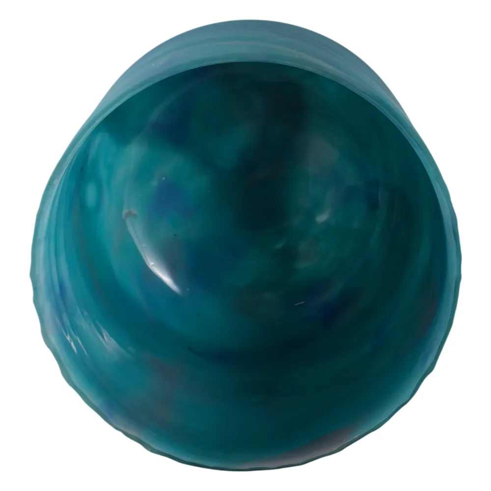 PARKERGROVE TURQUOISE GLASS VASE 11 (IN)