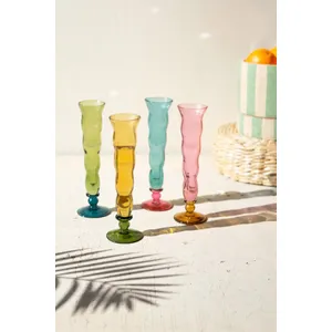Set of 4 Trumpet Champagne Glasses 3