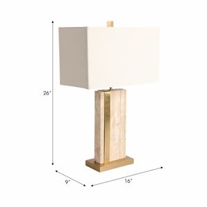 HEMMINGRUN TAN LAMP 26 (IN) 8