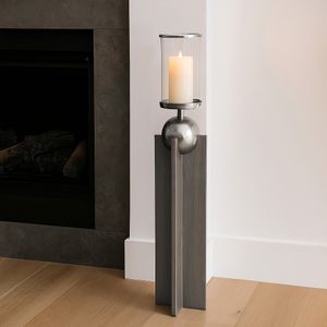 HOLDENSHAW GRAY CANDLE HOLDER 42 (IN) 12