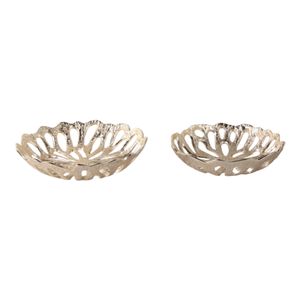 PEYTONWOOD SET OF 2 GOLD BOWLS 3 (IN) 5