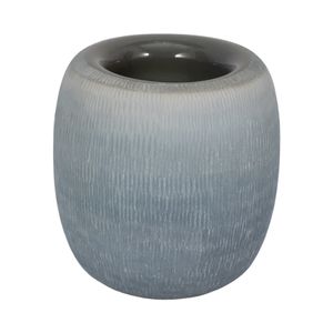 LUKELEY BLUE GLASS VASE 9 (IN) 4