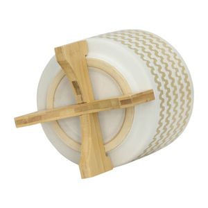 PAXTONFORD SET OF 2 WHITE PLANTER 11 (IN) 9