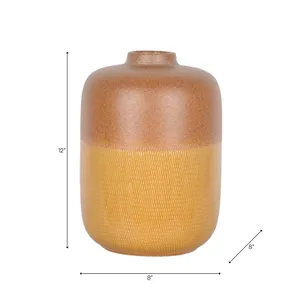 HERMONVALE TAN VASE 12 (IN) 7