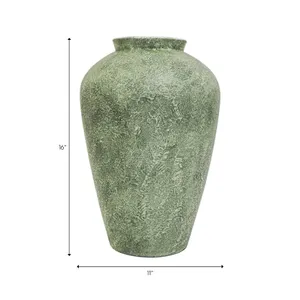 LAWSONVALE GREEN VASE 16 (IN) 10