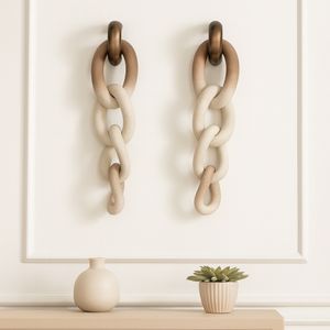 REGANOAK SET OF 2 BROWN DECOR 28 (IN) 10