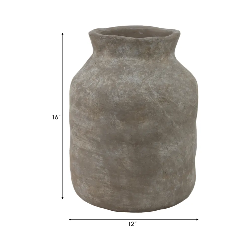 CHILTONLAKE GRAY VASE 16 (IN)