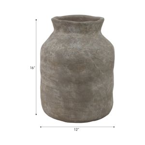 CHILTONLAKE GRAY VASE 16 (IN) 9