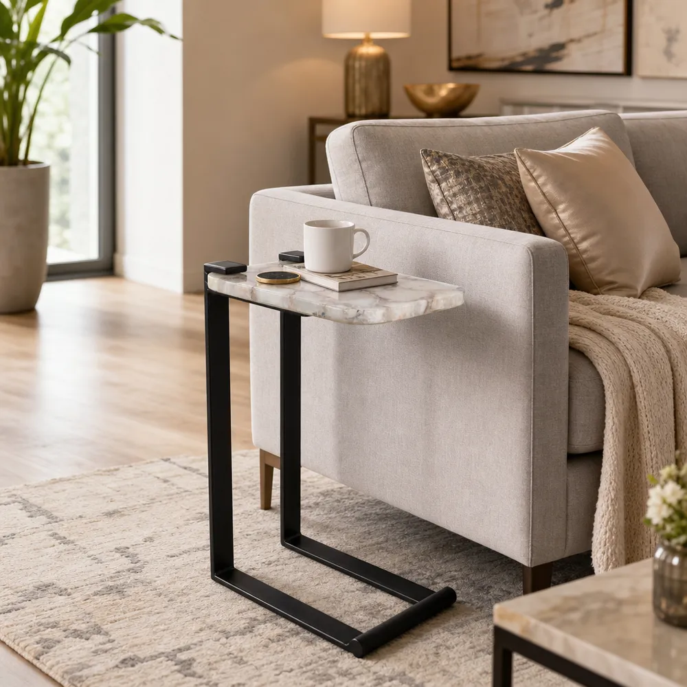ARMONWIND WHITE TABLE 24 (IN)