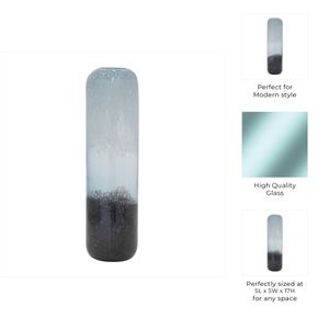 GLASS, 17" OMBRE VASE, MULTI 10