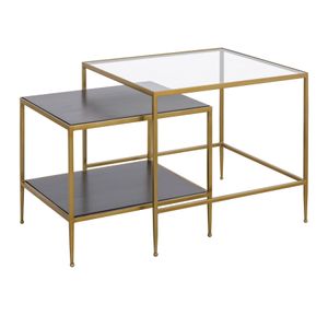 Carrick Nesting Table - Set of 2 Dark Mahogany 9
