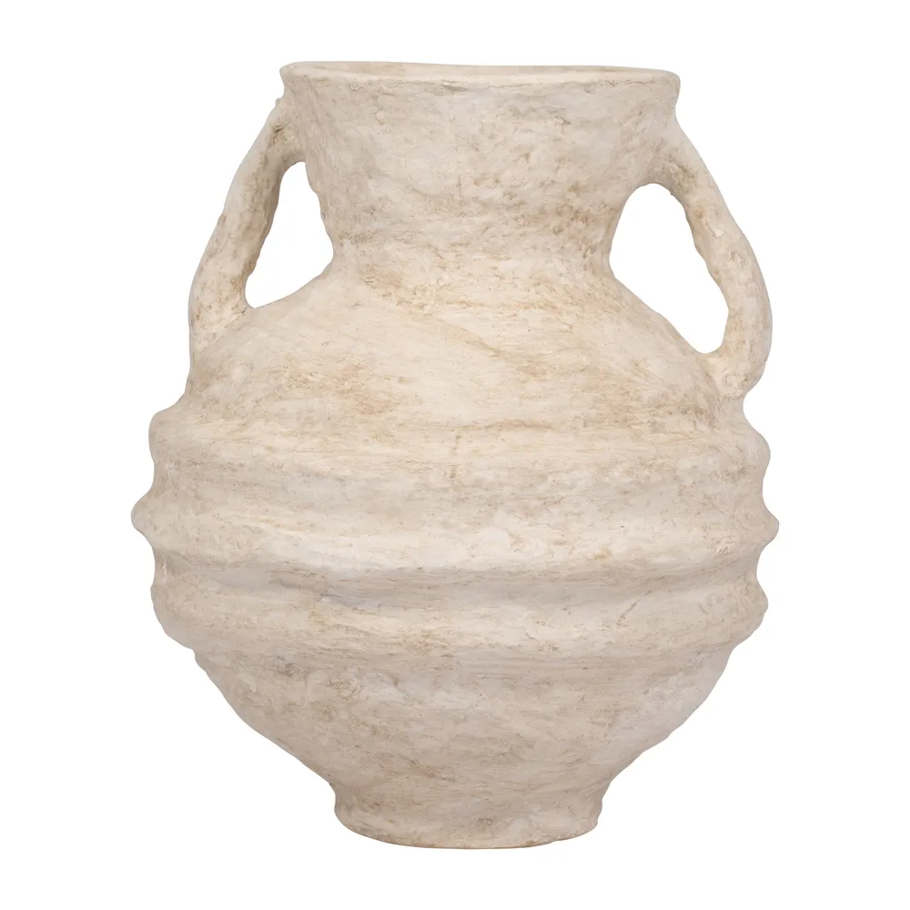 FERRIS WHITE VASE 15 (IN)