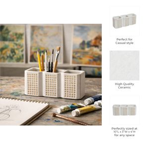 HAYWOODRUN IVORY PEN HOLDER 4 (IN) 10