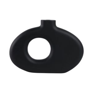 GRIFFINMOOR BLACK VASE 10 (IN) 6