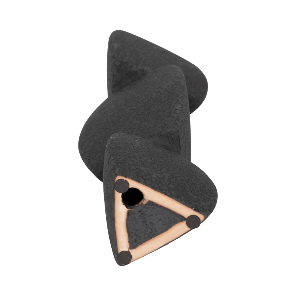 ENNISVALE BLACK CANDLE HOLDER 12 (IN)