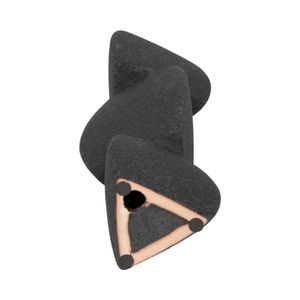 ENNISVALE BLACK CANDLE HOLDER 12 (IN) 7