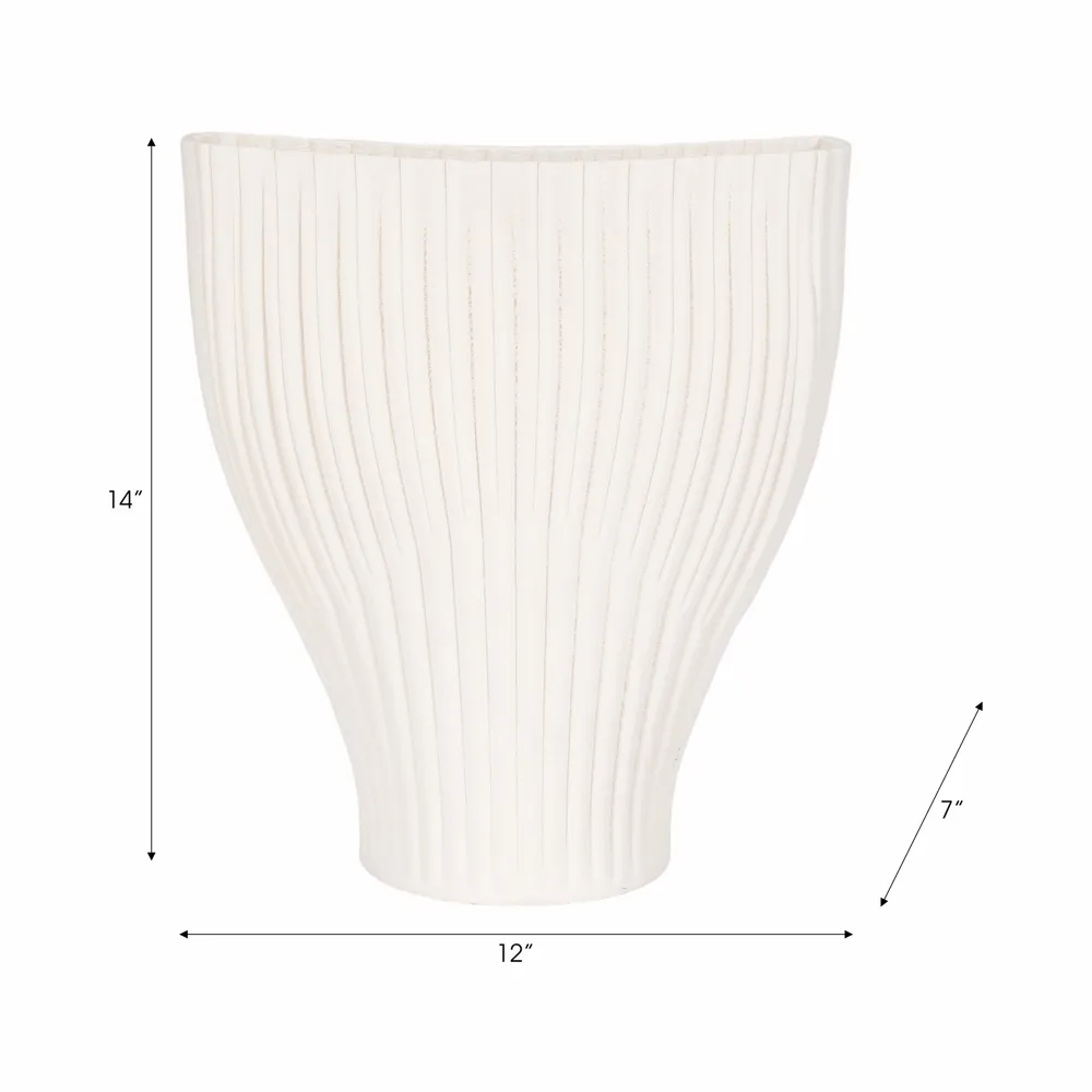 STORMTON IVORY VASE 14 (IN)