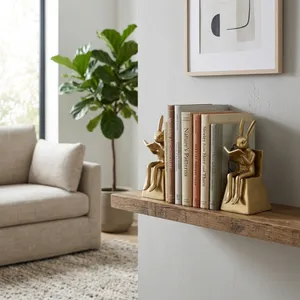 PENNWIND SET OF 2 GOLD BOOKENDS 8 (IN) 2