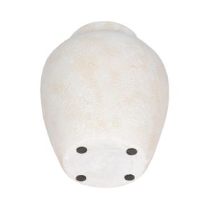 TROYSTONE IVORY VASE 12 (IN) 7