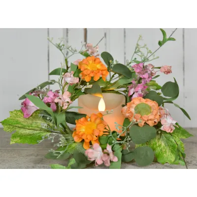 Whispy Garden 4.5in Candle Ring