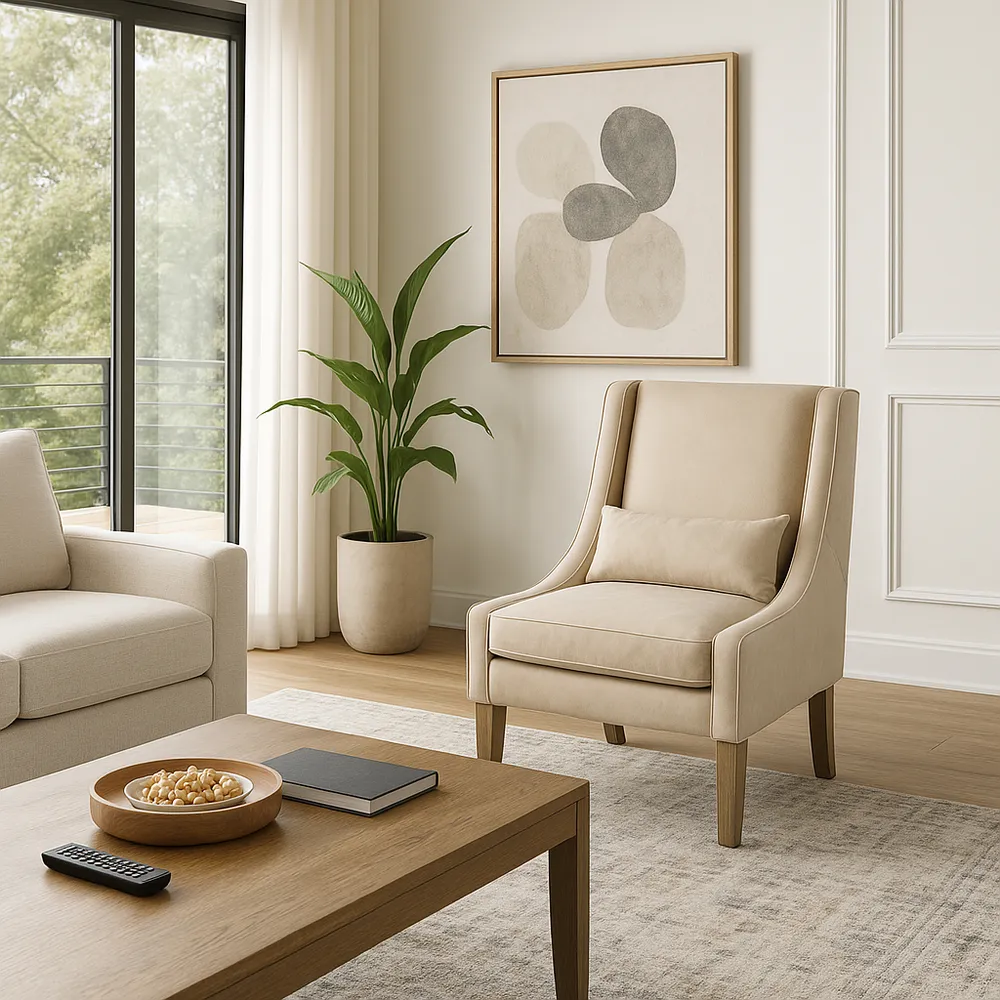JASPER TAN CHAIR 38 (IN)