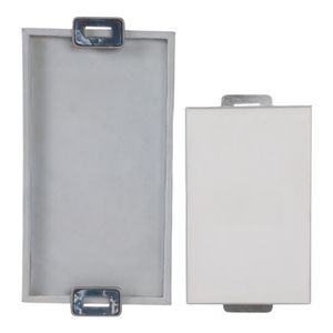 STORMMORE SET OF 2 WHITE TRAY 2 (IN) 7