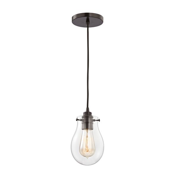 Jaelyn 5'' Wide 1-Light Mini Pendant - Oil Rubbed Bronze