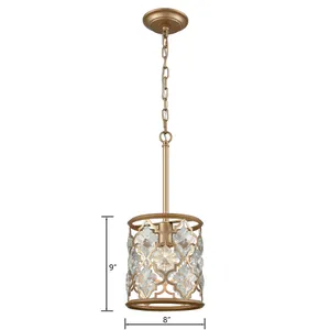 Armand 8'' Wide 1-Light Mini Pendant - Matte Gold 2