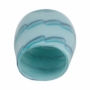 HELENARIDGE BLUE GLASS VASE 9 (IN) 8