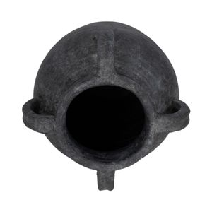 SKYELAKE BLACK VASE 12 (IN) 6