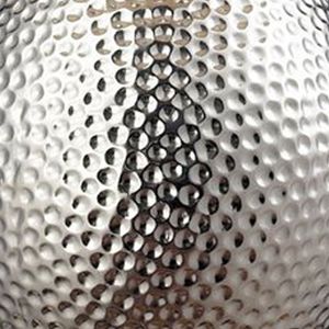 Hammered Chrome 21.5'' High 1-Light Table Lamp - Chrome 5