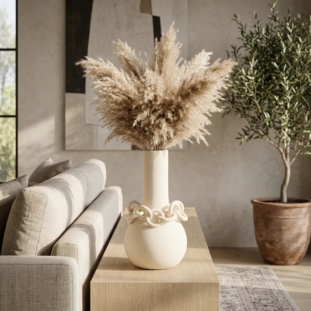 ORIONLAND IVORY VASE 16 (IN)
