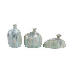 BENTONFIELD SET OF 3 IVORY VASES 9 (IN) 5