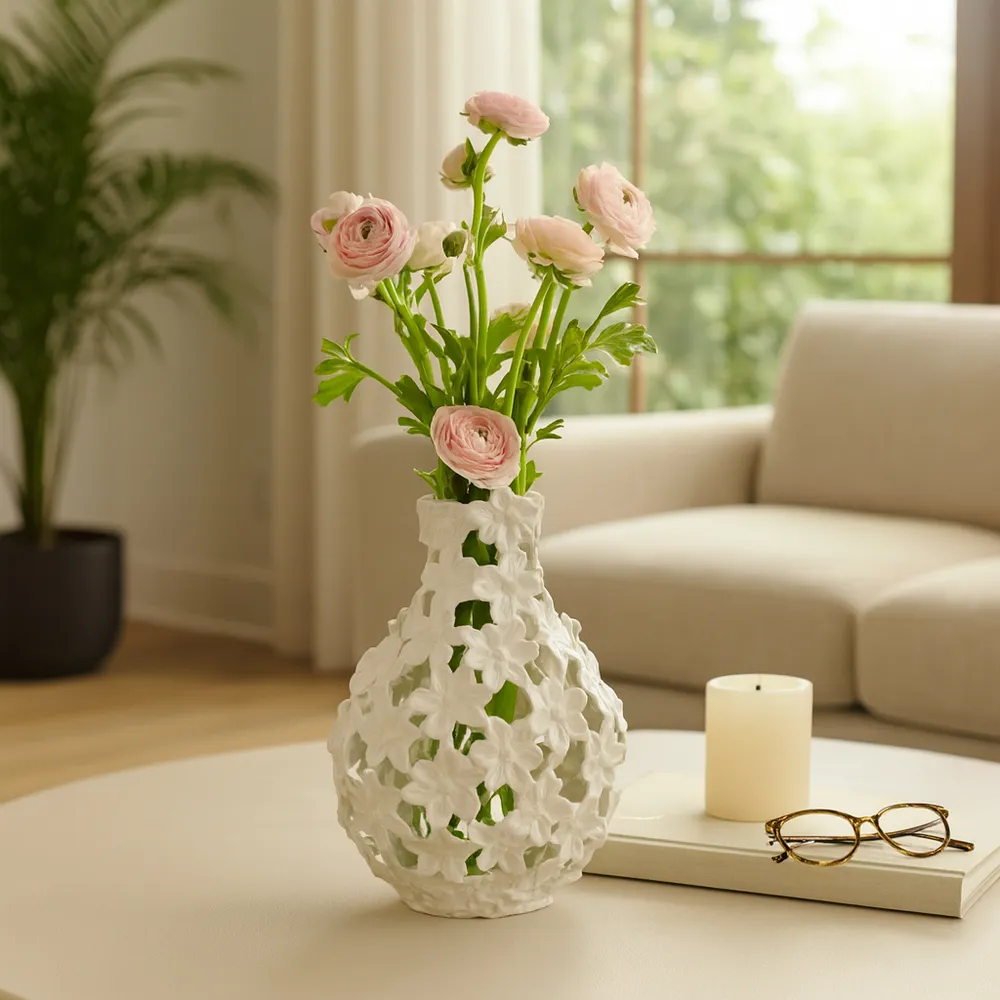 LYNNFORD IVORY VASE 12 (IN)