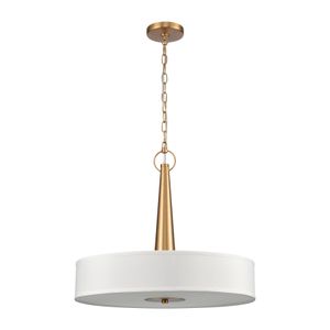 Leo 22'' Wide 4-Light Pendant - Brushed Gold 2